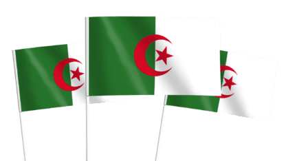 Algeria Handwaving Flags
