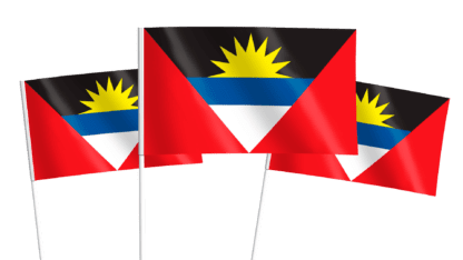 Antigua and Barbuda Handwaving Flags