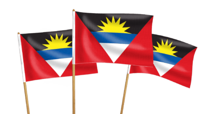 Antigua and Barbuda Handwaving Flags