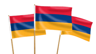 Armenia Handwaving Flags