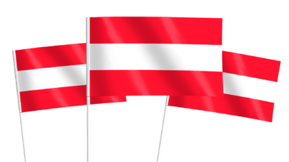 Austria Handwaving Flags