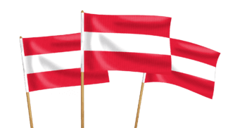 Austria Handwaving Flags
