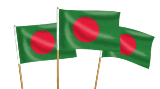 Bangladesh Handwaving Flags