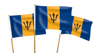 Barbados Handwaving Flags
