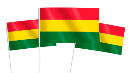 Bolivia Handwaving Flags