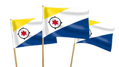 Caribbean Netherlands Handwaving Flags