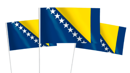 Bosnia and Herzegovina Handwaving Flags
