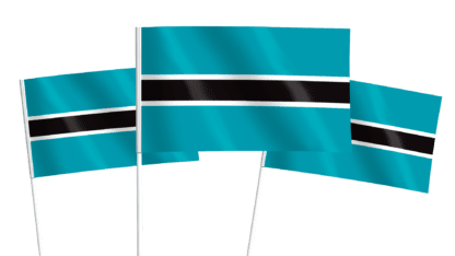 Botswana Handwaving Flags