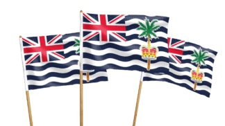 British Indian Ocean Territory Handwaving Flags