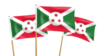 Burundi Handwaving Flags