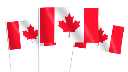 Canada Handwaving Flags
