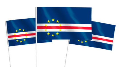 Cabo Verde (Cape Verde) Handwaving Flags