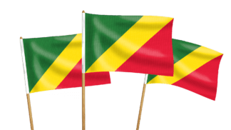 Republic of the Congo (Congo-Brazzaville) Handwaving Flags
