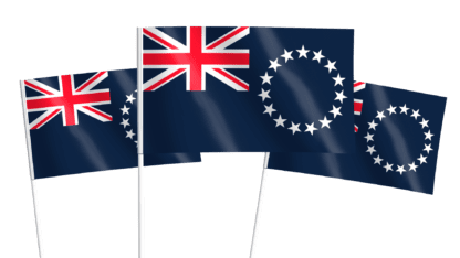 Cook Islands Handwaving Flags