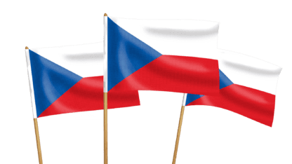 Czechia (Czech Republic) Handwaving Flags