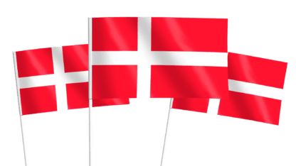 Denmark Handwaving Flags