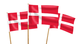 Denmark Handwaving Flags