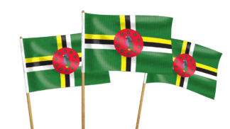 Dominica Handwaving Flags