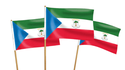 Equatorial Guinea Handwaving Flags