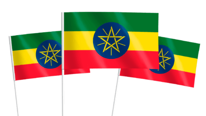 Ethiopia Handwaving Flags