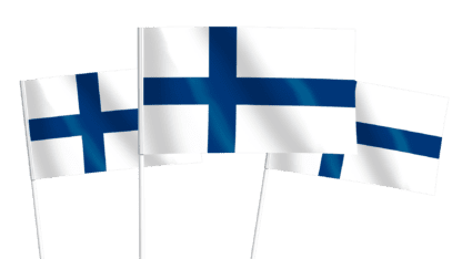 Finland Handwaving Flags