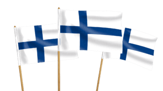 Finland Handwaving Flags