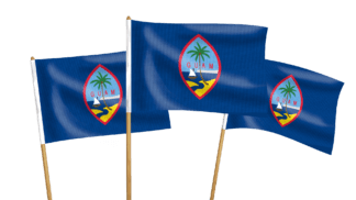 Guam Handwaving Flags