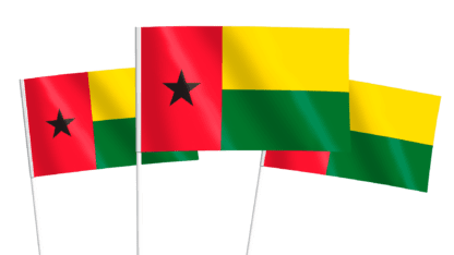 Guinea-Bissau Handwaving Flags