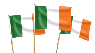 Ireland Handwaving Flags