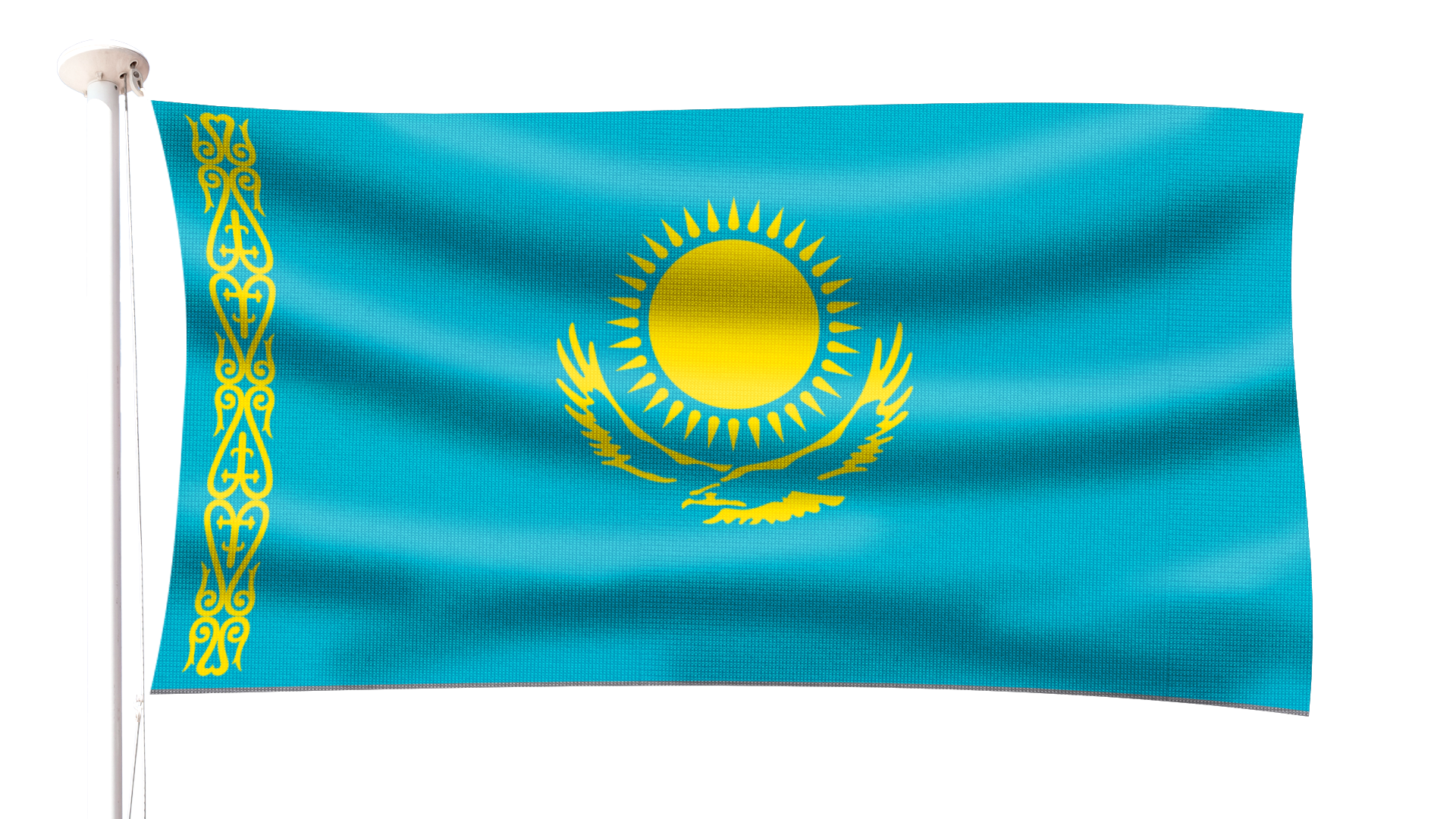 Kazakhstan Flag - Hampshire Flag Company
