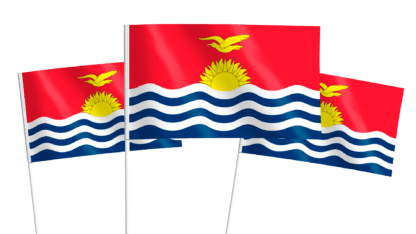 Kiribati Handwaving Flags