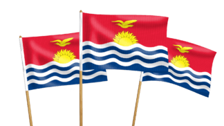 Kiribati Handwaving Flags