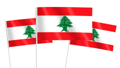 Lebanon Handwaving Flags