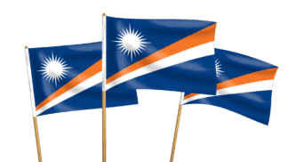 Marshall Islands Handwaving Flags