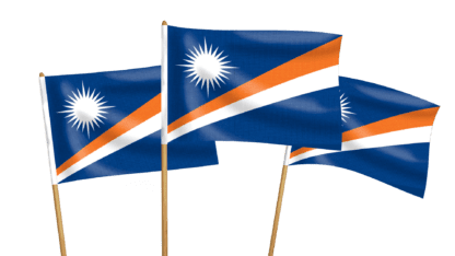 Marshall Islands Handwaving Flags