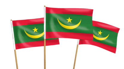 Mauritania Handwaving Flags