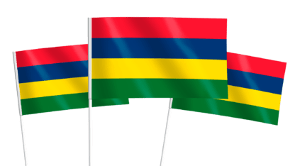 Mauritius Handwaving Flags