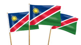 Namibia Handwaving Flags