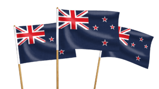 New Zealand Handwaving Flags