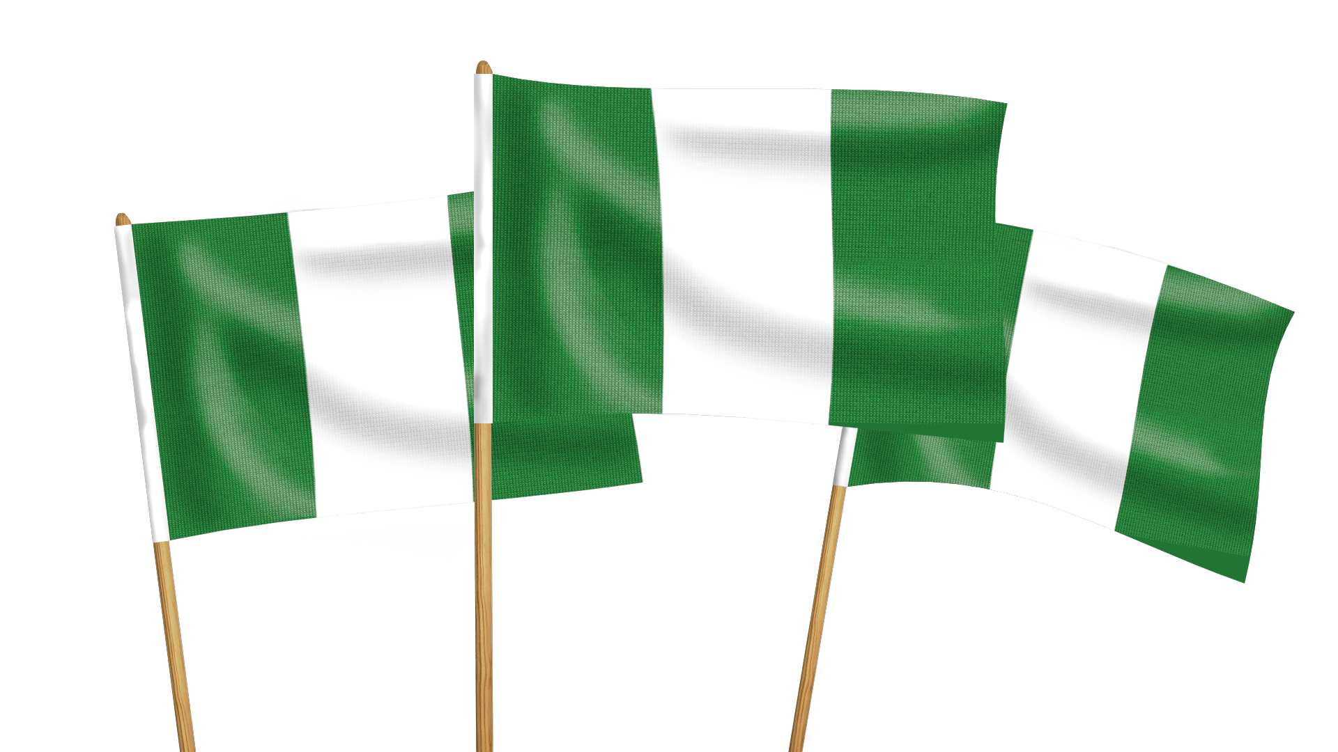 Nigeria Handwaving Flags - Hampshire Flag Company