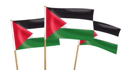 Palestine State Handwaving Flags