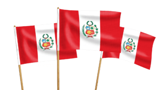 Peru Handwaving Flag