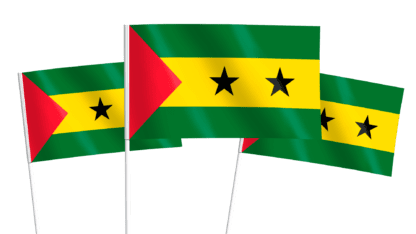 Sao Tome and Principe Handwaving Flags