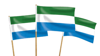 Sierra Leone Handwaving Flags