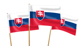 Slovakia Handwaving Flags