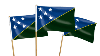 Solomon Islands Handwaving Flags