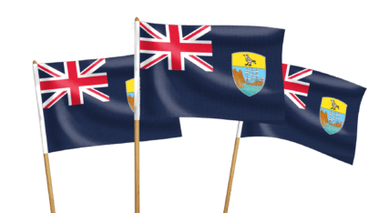 Saint Helena, Ascension and Tristan da Cunha Handwaving Flags
