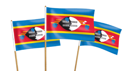 Eswatini (Swaziland) Handwaving Flags