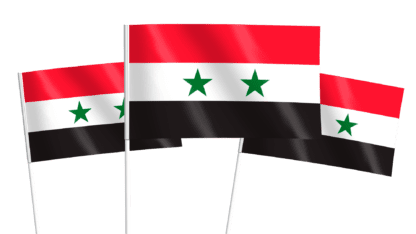 Syria Handwaving Flags