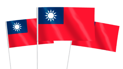 Taiwan Handwaving Flags